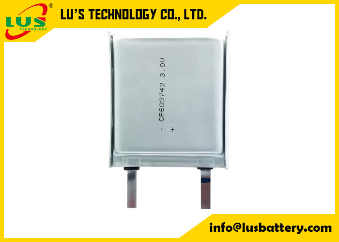 Batteria flessibile a ioni di litio da 3,0 V per dispositivi digitali CP603147 LiMnO2 Batteria a celle ultra sottili 3 V CP603147