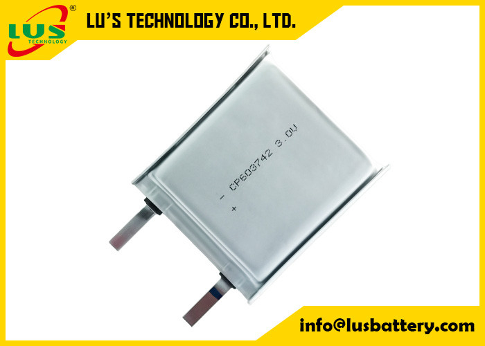 Batteria flessibile a ioni di litio da 3,0 V per dispositivi digitali CP603147 LiMnO2 Batteria a celle ultra sottili 3 V CP603147