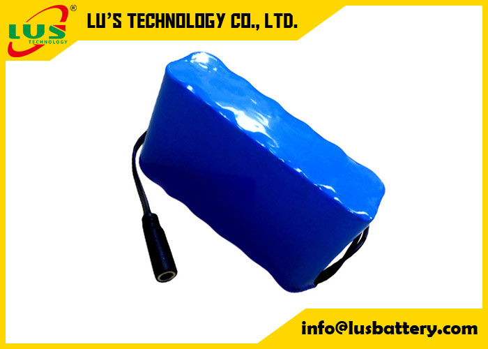 Batteria al litio 12v 9600mAh 3S3P 18650 Batteria agli ioni di litio con connettore portatile ricaricabile a corrente continua
