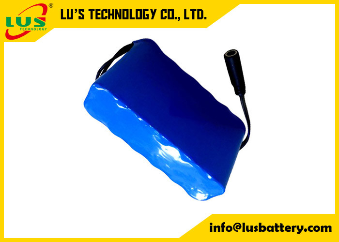 Batteria al litio 12v 9600mAh 3S3P 18650 Batteria agli ioni di litio con connettore portatile ricaricabile a corrente continua