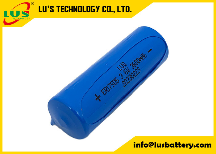 ER17505 Dimensione A 3.6V 3.6Ah Batteria non ricaricabile 17505 ER17505 Li-SOCl2 Batteria cilindrica