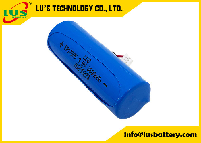 ER17505 Dimensione A 3.6V 3.6Ah Batteria non ricaricabile 17505 ER17505 Li-SOCl2 Batteria cilindrica
