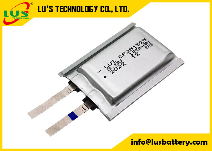LiMnO2 Cella ultra sottile 3V CP251525 Batteria 150mah Cella di diossido di litio e manganese 3.0 Volt Batteria