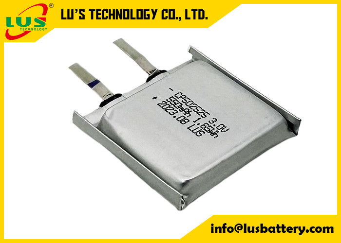CP502525 3v 550mAh Soft Pack Battery per sensori IOT CP502520 LiMnO2 Thin Cell 3.0V Thin Flexible Battery