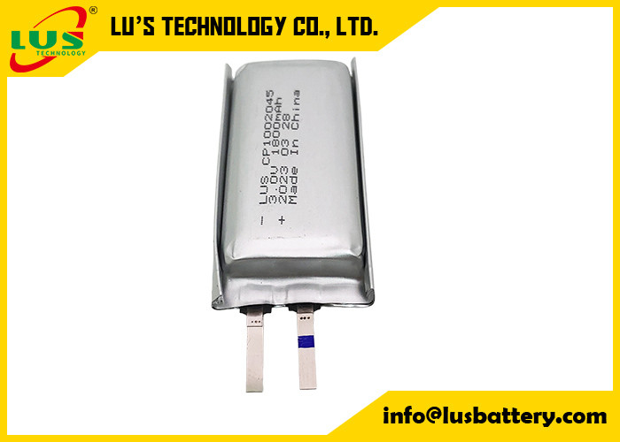 Batteria al litio a pellicola sottile per tablet PC CP1002045 3V 1800mAh Limno2 Ultra Slim Cell 1002045
