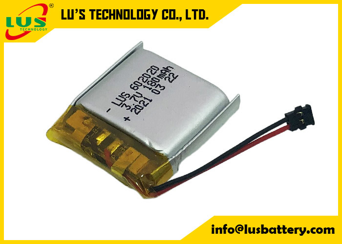 3.7V 180mAh Lipo-polimero ricaricabile batteria poliemerica agli ioni di litio LP602020 062020 180mAh 3.7V Li-polimero