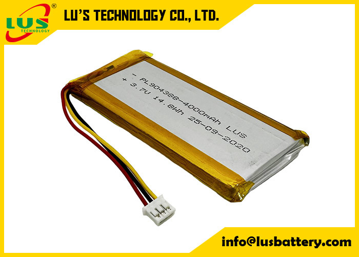 3.7 Volt 4000mAh Batteria ricaricabile LP904388 Batteria agli ioni di litio 4000mAh 3.7V Batteria ricaricabile agli ioni di litio polimero