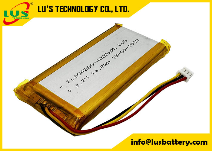 3.7 Volt 4000mAh Batteria ricaricabile LP904388 Batteria agli ioni di litio 4000mAh 3.7V Batteria ricaricabile agli ioni di litio polimero