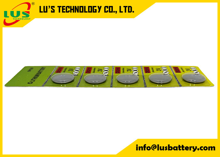 Batteria a pulsante al litio CR2016 3V batteria a moneta al litio CR2016 5 Pcs Blistcard Pack