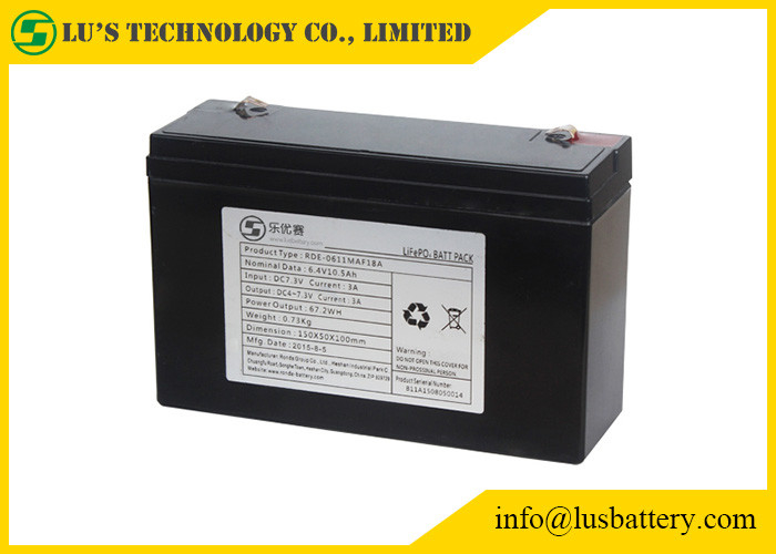Batteria ricaricabile a ciclo profondo 12V 10Ah LiFePO4 Batteria a 12V 10Ah progettata LiFePO4