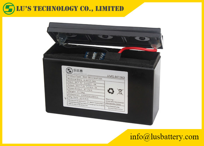 Batteria ricaricabile a ciclo profondo 12V 10Ah LiFePO4 Batteria a 12V 10Ah progettata LiFePO4