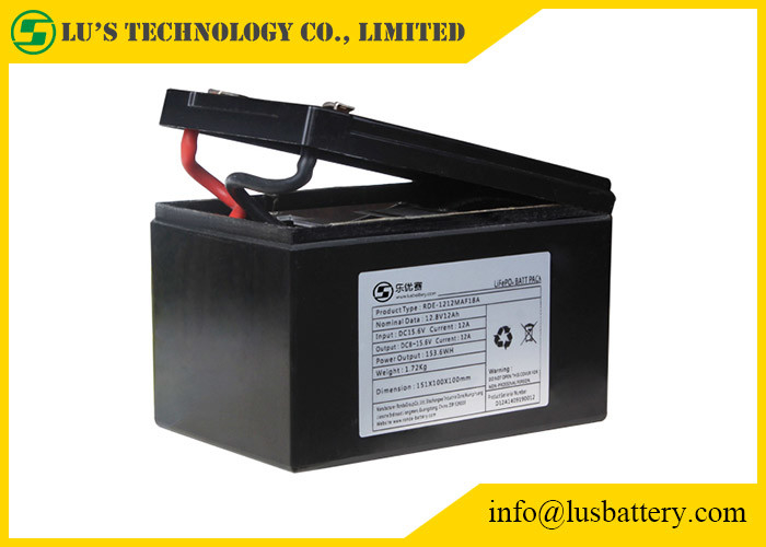 Batteria ricaricabile a ciclo profondo 12V 10Ah LiFePO4 Batteria a 12V 10Ah progettata LiFePO4