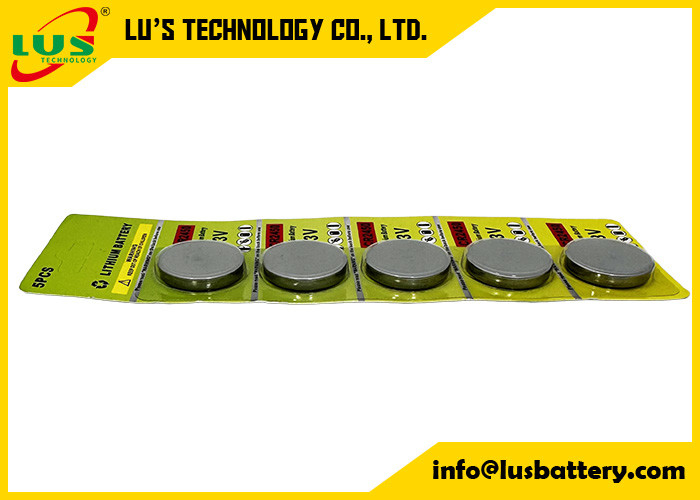 CR2450 Batteria al litio 3v ECR2450 Batterie per ESL batteria a cella di moneta al litio CR2450 in Cell Card (5 PC Pack)