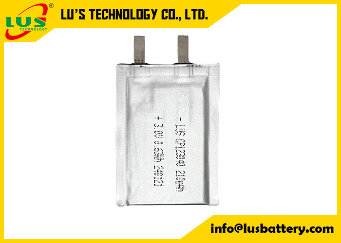 Cp123040 Batteria al litio primaria ultra sottile 3.0 Volt 210mAh Batteria Li-Mno2 personalizzazione