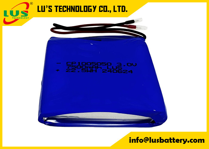 LiMnO2 Cellula ultra-sottile 3V CP1005050 Batteria 7500mah batteria al litio OEM per etichette ESL