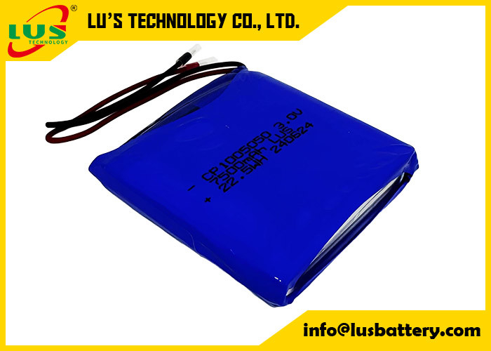 LiMnO2 Cellula ultra-sottile 3V CP1005050 Batteria 7500mah batteria al litio OEM per etichette ESL