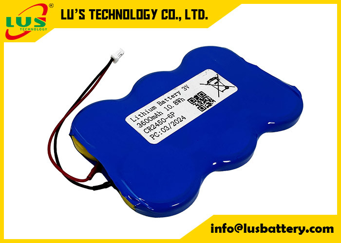 CR2450 in parallelo CR2450-6P Batteria a bottone al litio 3V personalizzata 3600mah