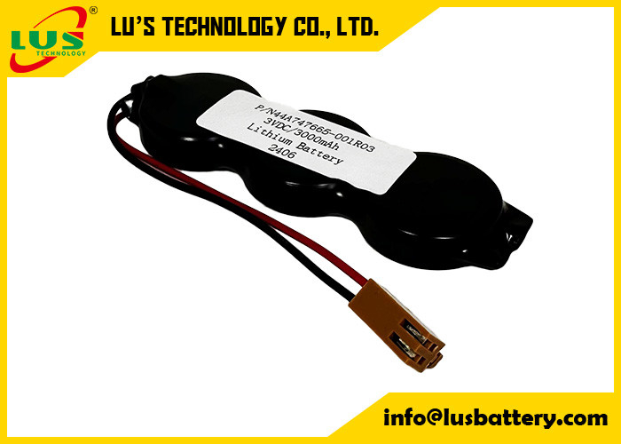 P/N44A747665-001R03 3VDC batteria al litio da 3000mah CR2477-3P batteria a cella di moneta OEM