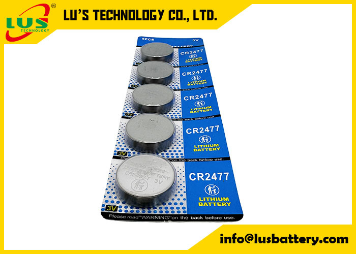 CR2477 3V batterie a cella di litio sostituzione per CR2477-T5 batteria 3.0V batterie a litio PLC 1100mah