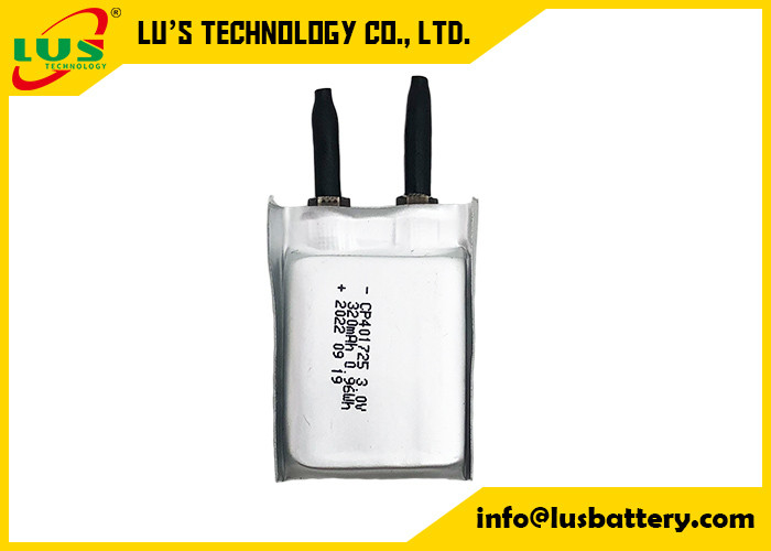 CP401725 Batteria monouso Li-MnO2 3.0V Ultra-sottile LiMno2 Soft Battery pass CB