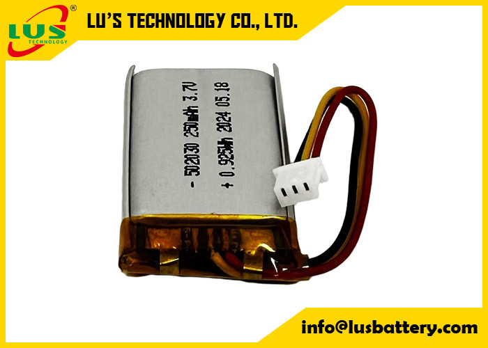 3.7v batteria ricaricabile 502030 Batteria Li Polymer LP502030 3.7V 250mAh cellula ricaricabile sottile
