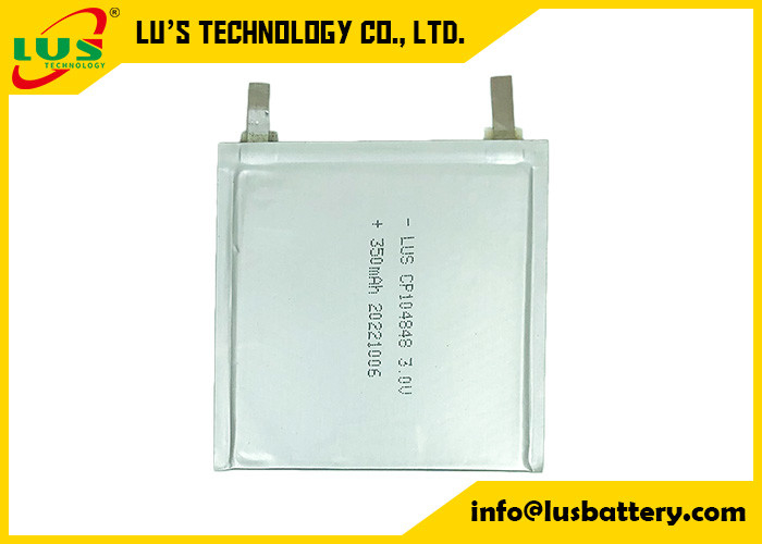 Batterie a sacchetto sottile CP104848 3v batteria primaria al litio 350mah a celle super sottili OEM per schede
