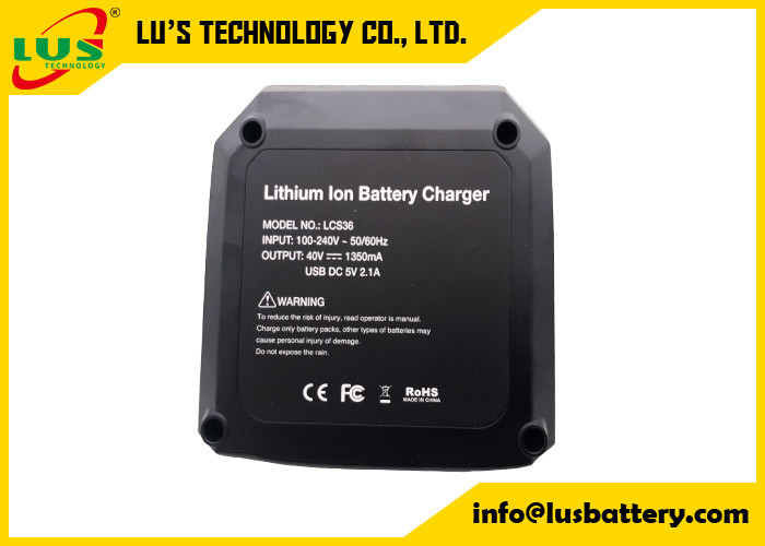 Caricabatterie BD40V LCS36 40v Max Fast Charger 1.35A Caricabatterie Li-Ion 36V 40V Fast Charger