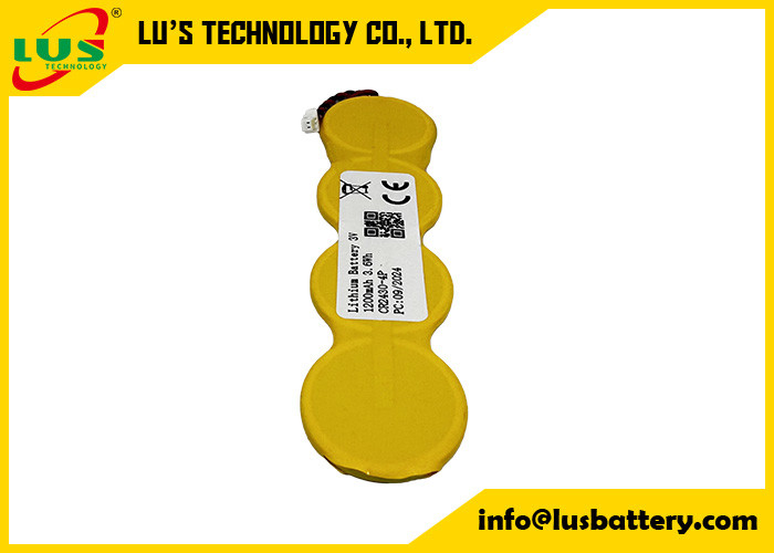 batteria al litio di piccole dimensioni 1200mah 3,0 volt batteria a pulsante al litio CR2430 1S4P