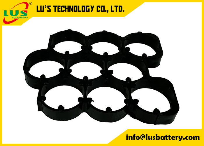 3 x 3 Cell Spacer 18650 Lithium Battery Holder Portatori di celle esagonali in plastica 18650 3*3 spacer