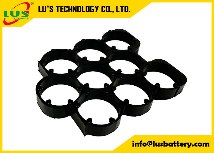 3 x 3 Cell Spacer 18650 Lithium Battery Holder Portatori di celle esagonali in plastica 18650 3*3 spacer