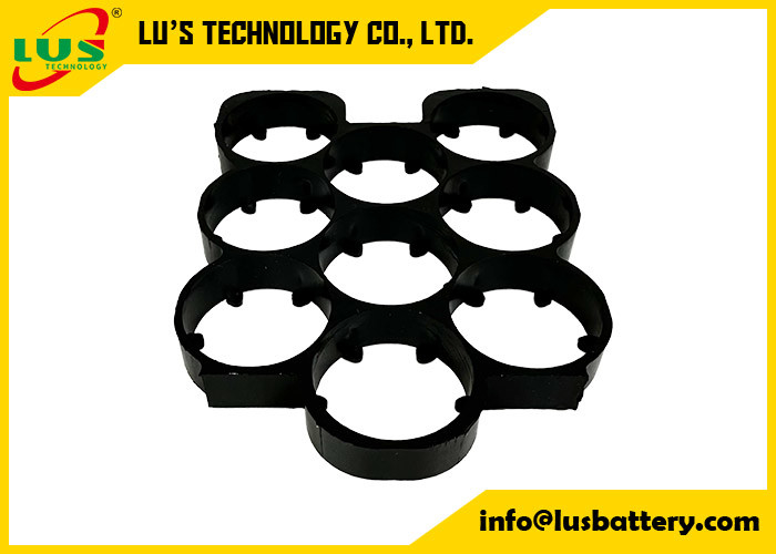 3 x 3 Cell Spacer 18650 Lithium Battery Holder Portatori di celle esagonali in plastica 18650 3*3 spacer