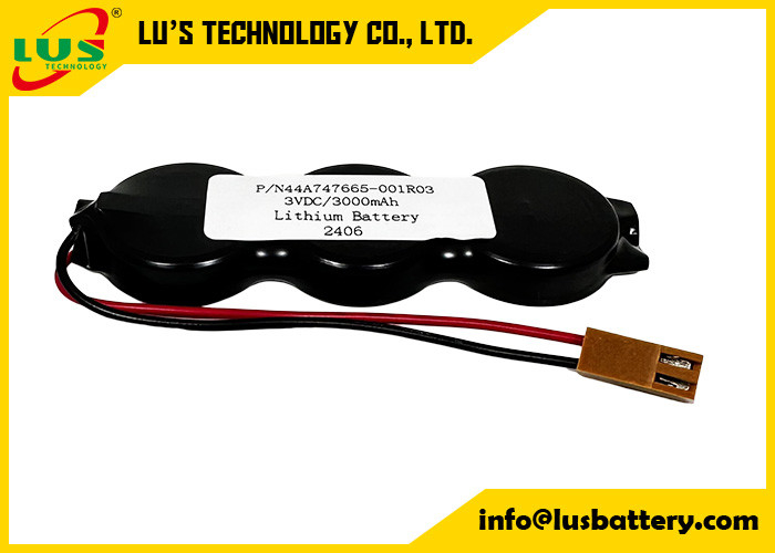 Modulo di alimentazione Batteria 3PCR2477 Batteria al litio 3VDC P/N44A747665-001R03 Pacchetto di celle ioniche da 3000mah
