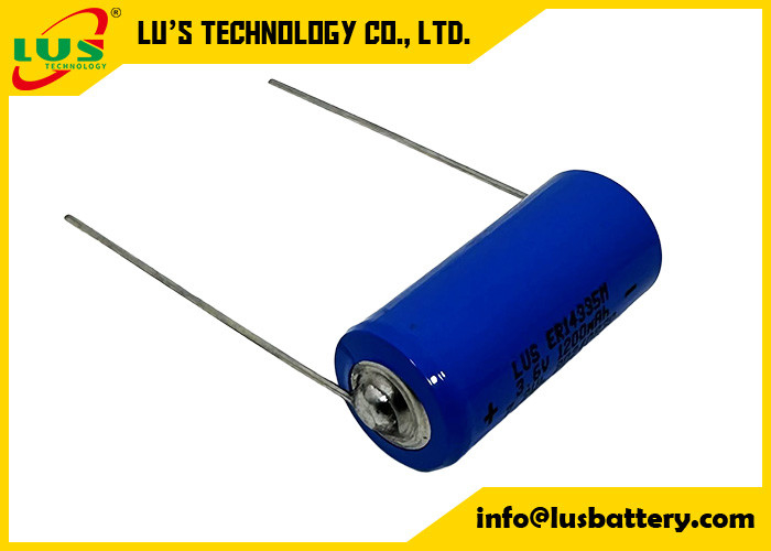 3.6V 2/3AA ER14335M batterie al cloruro di tionilio di litio con terminali personalizzati