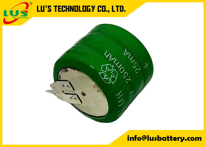 Batteria NiMH 250H 1.2V 250mAh con cella a bottone ricaricabile batteria NiMH 3.6V batteria nimh