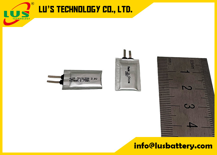 Batteria a celle ultra sottili 3.0V 25mAh Batteria primaria al litio CP151320 batteria limno2