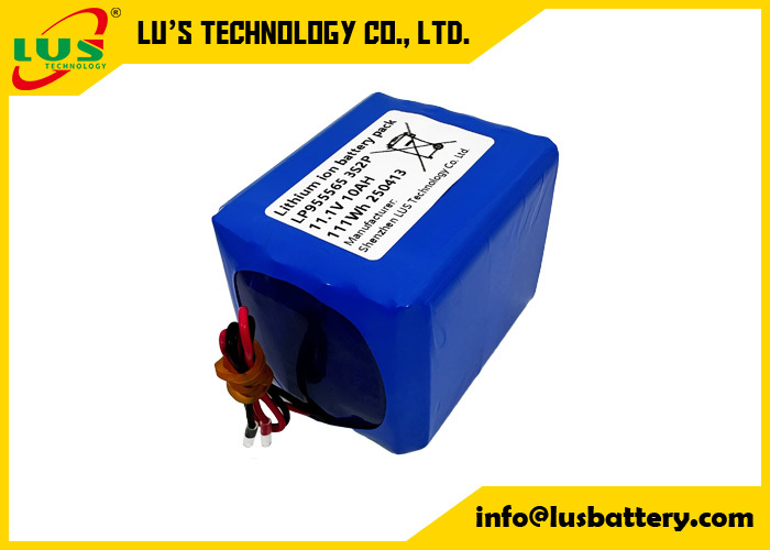 Batteria ai polimeri di litio 3.7V 5000mAh LP955565 pacco batteria lipo 3S2P batteria 11 volt 10AH