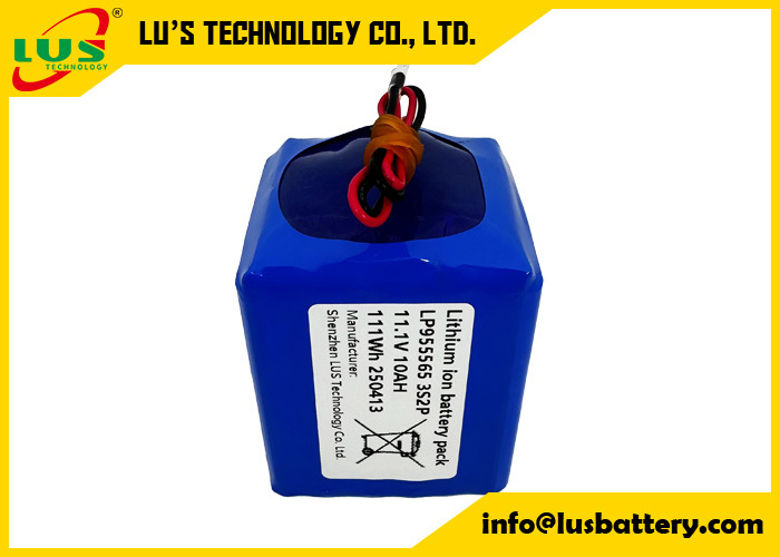 Batteria ai polimeri di litio 3.7V 5000mAh LP955565 pacco batteria lipo 3S2P batteria 11 volt 10AH