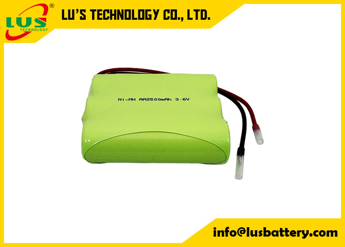 Batteria formato AA 2500mAh 3.6V NiMH ricaricabile OEM fabbrica di batterie NiMH