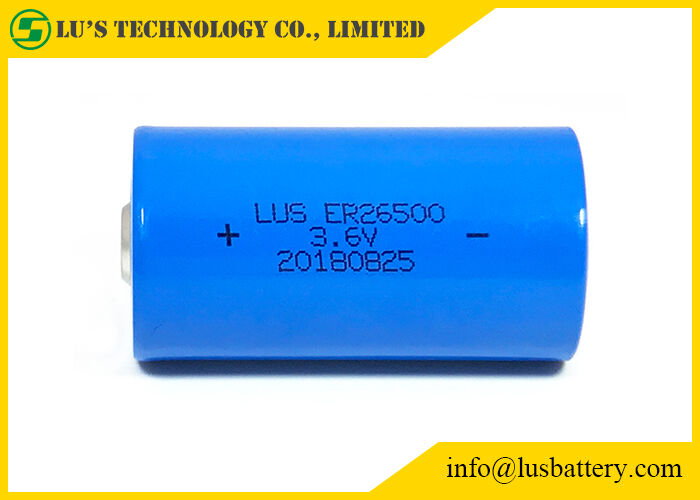 La batteria al litio primaria C di Batteires ER26500 gradua 3,6 la batteria secondo la misura della batteria al litio 9000mAh 3.6v di V