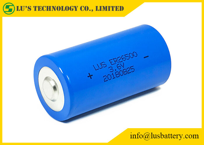 La batteria al litio primaria C di Batteires ER26500 gradua 3,6 la batteria secondo la misura della batteria al litio 9000mAh 3.6v di V