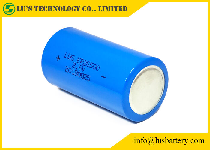 La batteria al litio primaria C di Batteires ER26500 gradua 3,6 la batteria secondo la misura della batteria al litio 9000mAh 3.6v di V
