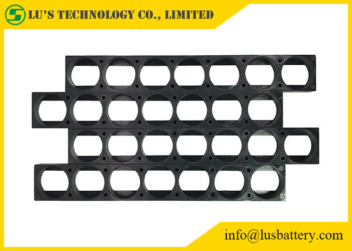 7P PC dell'ABS della cassetta portabatterie dei distanziatori DIY per le cellule 18650 26650 32650 21700