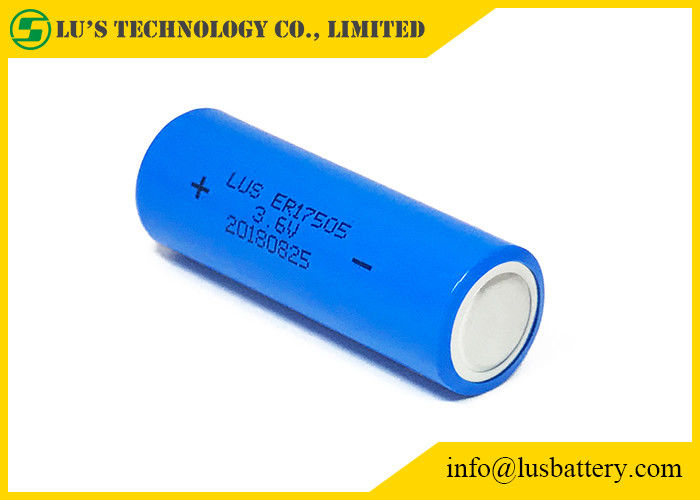 3.6V 3400mah Li Socl 2 batterie di dimensione Lisocl2 della batteria al litio ER17500 A