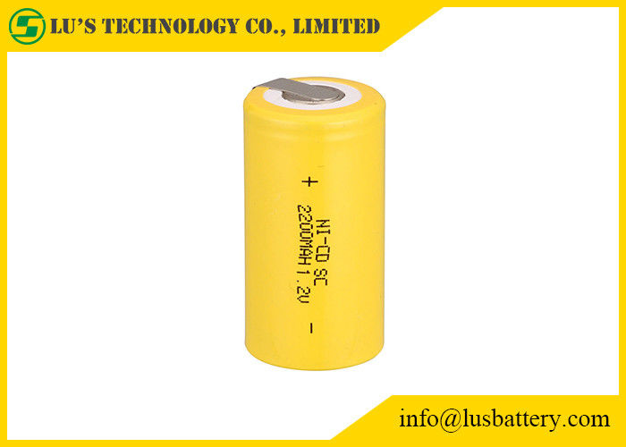 Batteria ricaricabile dello Sc 2200mah 1,2 V della torcia del LED per le videocamere portatili