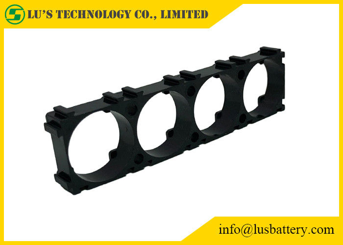 Accessori di plastica della batteria della cassetta portabatterie del distanziatore del PC 1x4 21700 dell'ABS UL94V-0 DIY